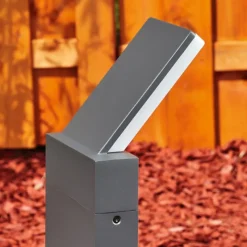 hofstein Borne lumineuse Heraklion LED Anthracite, 1 lumière