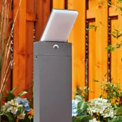 hofstein Borne lumineuse Heraklion LED Anthracite, 1 lumière