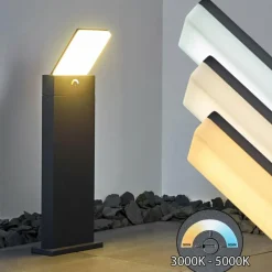 hofstein Borne lumineuse Heraklion LED Anthracite, 1 lumière