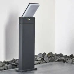 hofstein Borne lumineuse Heraklion LED Anthracite, 1 lumière