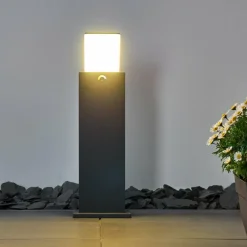 hofstein Borne lumineuse Heraklion LED Anthracite, 1 lumière