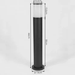 hofstein Borne lumineuse Home LED Anthracite, 1 lumière