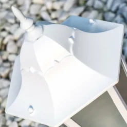 hofstein Borne lumineuse Hongkong Frost Blanc, 1 lumière