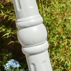 Luminaires Rustiques-hofstein Borne lumineuse Hongkong Blanc, 1 lumière