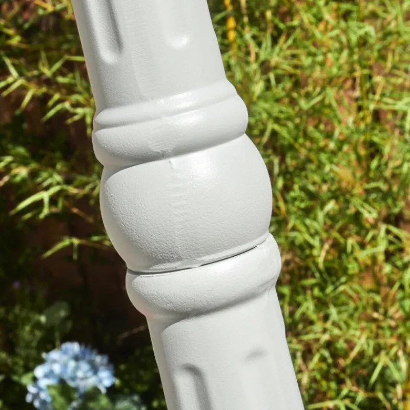 Luminaires Rustiques-hofstein Borne lumineuse Hongkong Blanc, 1 lumière