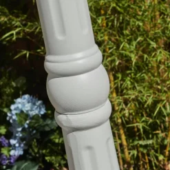 Luminaires Rustiques-hofstein Borne lumineuse Hongkong Blanc, 1 lumière