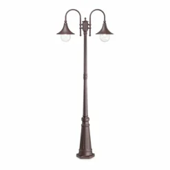 Luminaires Ideallux Borne lumineuse Ideallux CIMA Gris, 2 lumières
