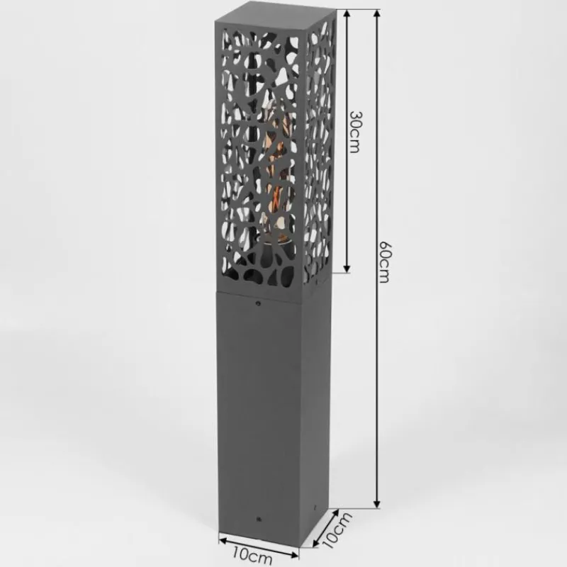 hofstein Borne lumineuse Innvoll Anthracite, 1 lumière