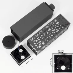 hofstein Borne lumineuse Innvoll Anthracite, 1 lumière