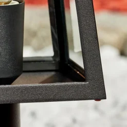 hofstein Borne lumineuse Juanico Noir, 1 lumière