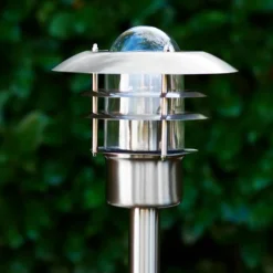 hofstein Borne lumineuse Juva Acier inoxydable, 1 lumière