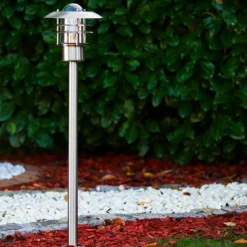 hofstein Borne lumineuse Juva Acier inoxydable, 1 lumière