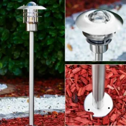 hofstein Borne lumineuse Juva Acier inoxydable, 1 lumière