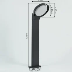 hofstein Borne lumineuse Kelo LED Anthracite, 1 lumière