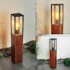 Lampes En Bois-hofstein Borne lumineuse Kiwalik Bois foncé, Noir, 1 lumière
