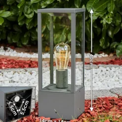 Lampes Vintages & Rétros-hofstein Borne lumineuse Kiwalik Zingué, 1 lumière