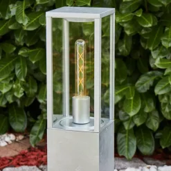 Lampes Vintages & Rétros-hofstein Borne lumineuse Kiwalik Zingué, 1 lumière