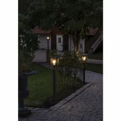 Luminaires Konstsmide Borne lumineuse Konstsmide Carpi Noir, 1 lumière