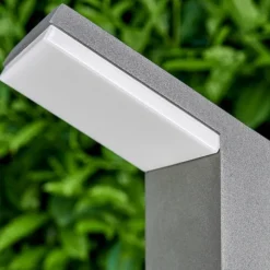 hofstein Borne lumineuse Korup LED Anthracite, 1 lumière, Détecteur de mouvement