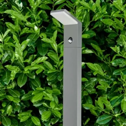 hofstein Borne lumineuse Korup LED Anthracite, 1 lumière, Détecteur de mouvement