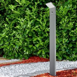 hofstein Borne lumineuse Korup LED Anthracite, 1 lumière, Détecteur de mouvement