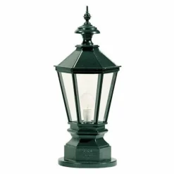 Luminaires Rustiques-KS Verlichting Borne lumineuse York Vert, 1 lumière