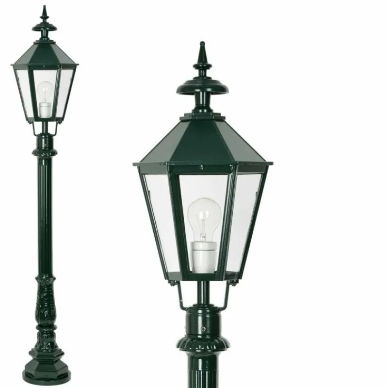 Luminaires Rustiques-KS Verlichting Borne lumineuse Koblenz Vert, 1 lumière