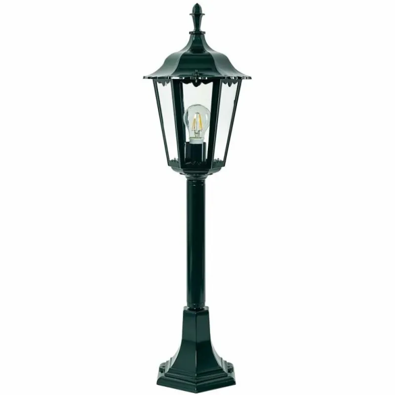 Luminaires Rustiques-KS Verlichting Borne lumineuse Ancona Vert, 1 lumière
