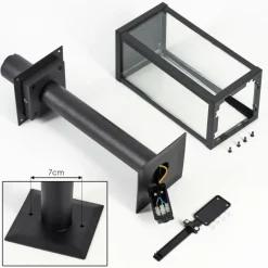 hofstein Borne lumineuse Lapa Noir, 1 lumière