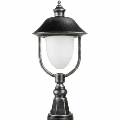 Luminaires LCD Borne lumineuse LCD 1156 Noir, Argenté, 1 lumière