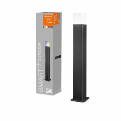 Luminaires Ledvance Borne lumineuse LEDVANCE CUBE Gris, 1 lumière, Changeur de couleurs