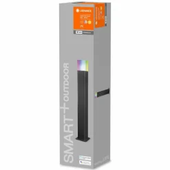 Luminaires Ledvance Borne lumineuse LEDVANCE CUBE Gris, 1 lumière, Changeur de couleurs