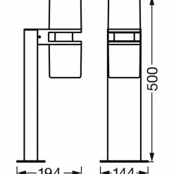Luminaires Ledvance Borne lumineuse LEDVANCE Smart+ Gris, 1 lumière