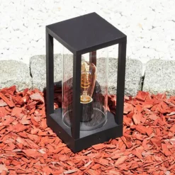 hofstein Borne lumineuse Lesotho Noir, 1 lumière