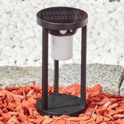 hofstein Borne lumineuse Lokpano LED Noir, 1 lumière, Détecteur de mouvement