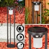 hofstein Borne lumineuse Lokpano LED Noir, Blanc, 1 lumière, Détecteur de mouvement