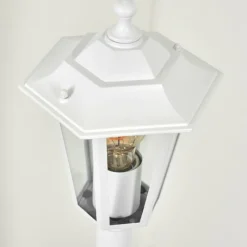 Luminaires Rustiques-hofstein Borne lumineuse Loria Blanc, 1 lumière