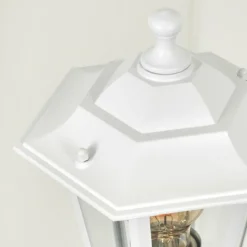 Luminaires Rustiques-hofstein Borne lumineuse Loria Blanc, 1 lumière