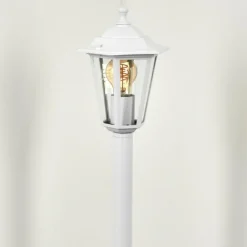 Luminaires Rustiques-hofstein Borne lumineuse Loria Blanc, 1 lumière