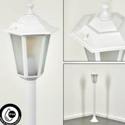 Luminaires Rustiques-hofstein Borne lumineuse Loria Blanc, 1 lumière