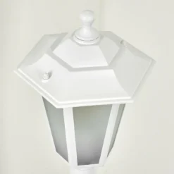 Luminaires Rustiques-hofstein Borne lumineuse Loria Blanc, 1 lumière