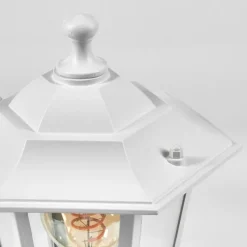 Luminaires Rustiques-hofstein Borne lumineuse Loria Blanc, 1 lumière