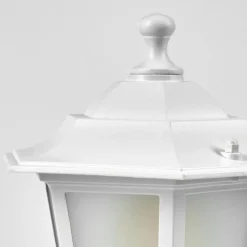 Luminaires Rustiques-hofstein Borne lumineuse Loria Blanc, 1 lumière