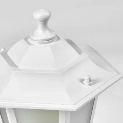 Luminaires Rustiques-hofstein Borne lumineuse Loria Blanc, 1 lumière