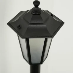 Luminaires Rustiques-hofstein Borne lumineuse Loria Noir, 1 lumière