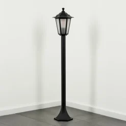 Luminaires Rustiques-hofstein Borne lumineuse Loria Noir, 1 lumière