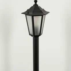 Luminaires Rustiques-hofstein Borne lumineuse Loria Noir, 1 lumière