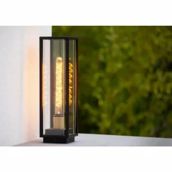 Luminaires Lucide Borne lumineuse Lucide LAURENS Noir, 1 lumière