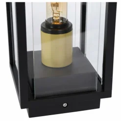 Luminaires Lucide Borne lumineuse Lucide LAURENS Noir, 1 lumière