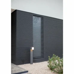 Luminaires Lutec Borne lumineuse Lutec Cuba LED Anthracite, 1 lumière